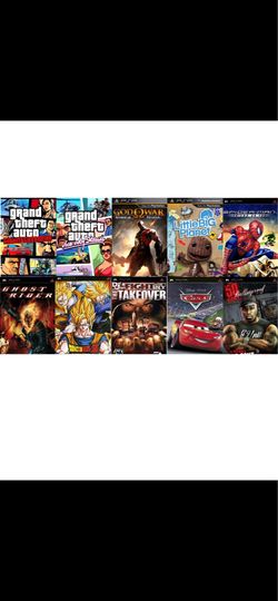 Psp games ( No computer or Internet Needed )