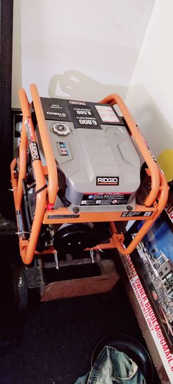 RIDGID 6,800 Watt Portable Generator With Yamaha Engine