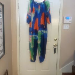 Woman’s Multi Color Jumpsuit 