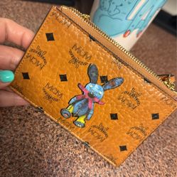 MCM Visetos Rabbit Card Holder