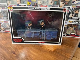 Funko Pop Moment Stranger Things Dustin/Eddie/Demobats