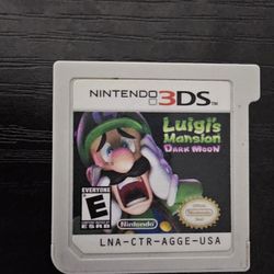 Luigi's Mansion Dark Moon Nintendo 3ds Game 