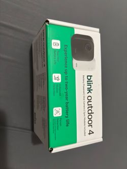 Blink Outdoor 4 1080p Camera and Blink Battery Doorbell 2K+