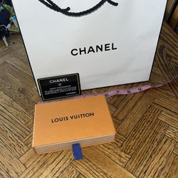 Chanel Gift Bag w/authenticity Card & LV Gift Box $12 FIRM Cash Only 