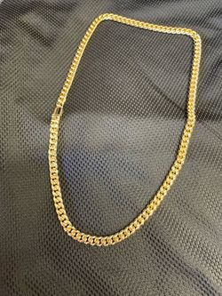 14K Plated Thin Cuban Chain New