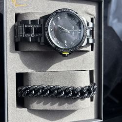 Men’s watch & bracelet gift set