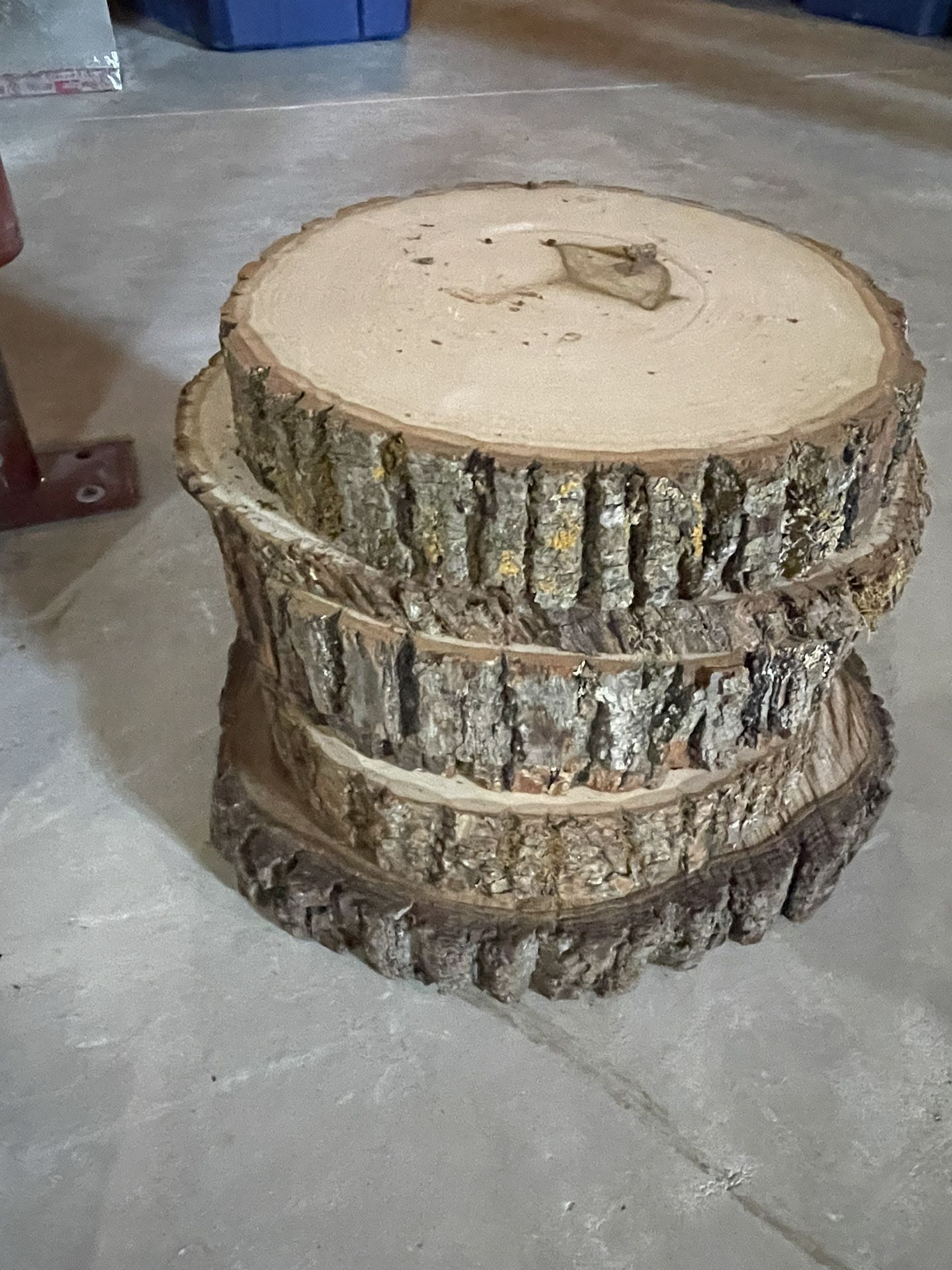 Stack Of Sliced Wood 