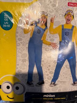 Minion Child Halloween Costume Size L (10-12)