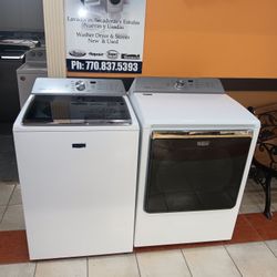 Maytag Washer 5.3 Cf And Dryer 8.8 Cf 