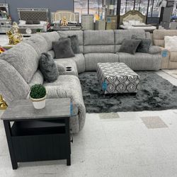 Power Reclining Sectional In Stock For Immediate Delivery 