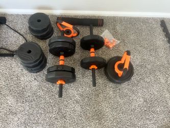Workout Equipment and bench