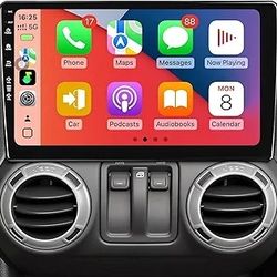 10" Car Stereo for Jeep Wrangler JK 2007-2018 Ram 1(contact info removed) CarPlay Android Auto GPS