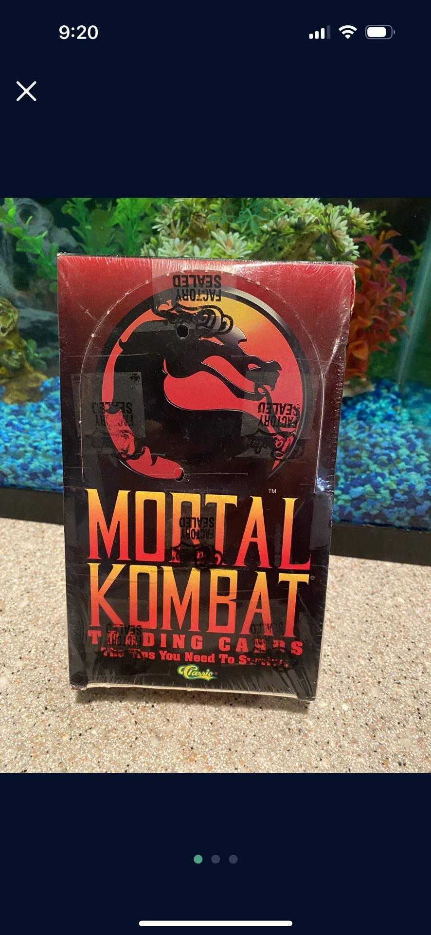 Mortal combat trading cards 1993 Games 