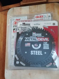 Circular Saw Blade 7 1/4inch METAL DEVIL & DIABLO STEEL DEMON BLADES