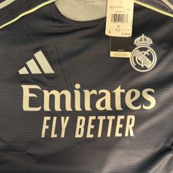 REAL MADRID 25/26 LONG SLEEVE AWAY JERSEY