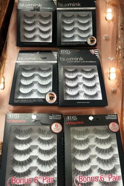 Lot 6 Ardell Professional Faux Lashes 