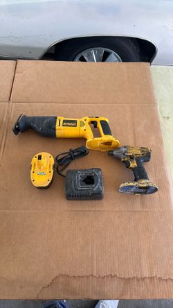Dewalt Power Tools Drill, Zaw Zaw And Battery With Charger