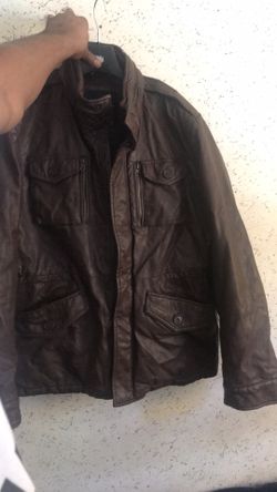 Leather Tommy Hilfiger jacket