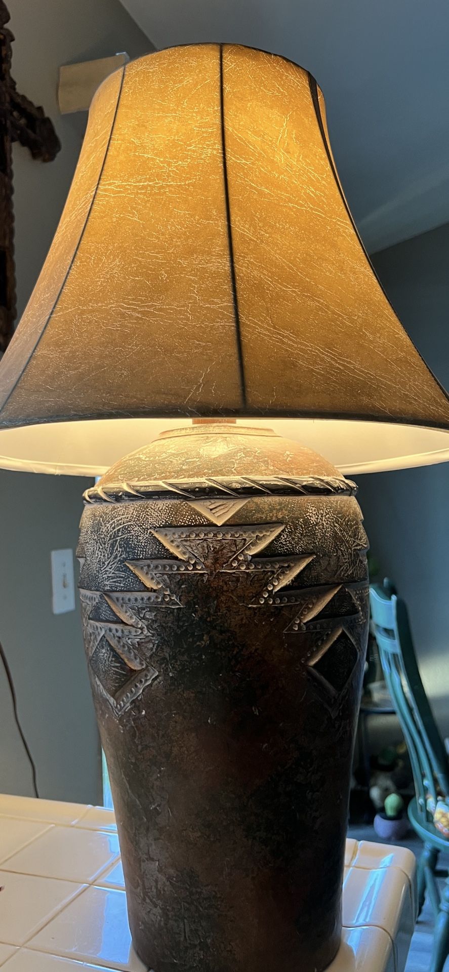 Antique Southwestern Lamp