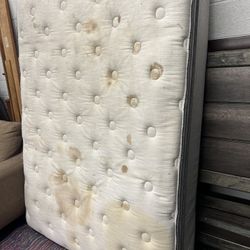 Queen Pillowtop Mattress And Box Spring