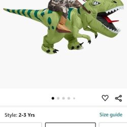 Halloween Blowup Costume 2 To 4yrs Old