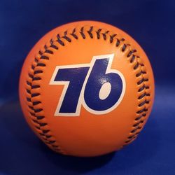 Vintage UNION 76 ORANGE BASEBALL