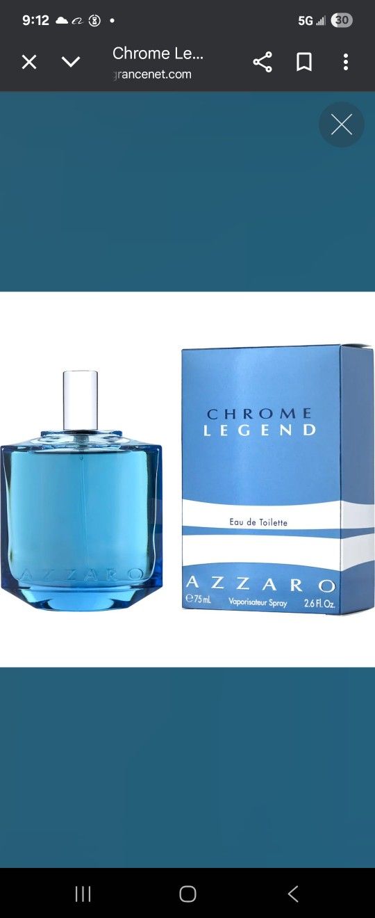Chrome Legend Azzaro cologne