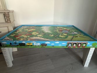 RARE OFFICIAL 2005 Thomas & Friends Wooden Railway Island of Sodor Playtable