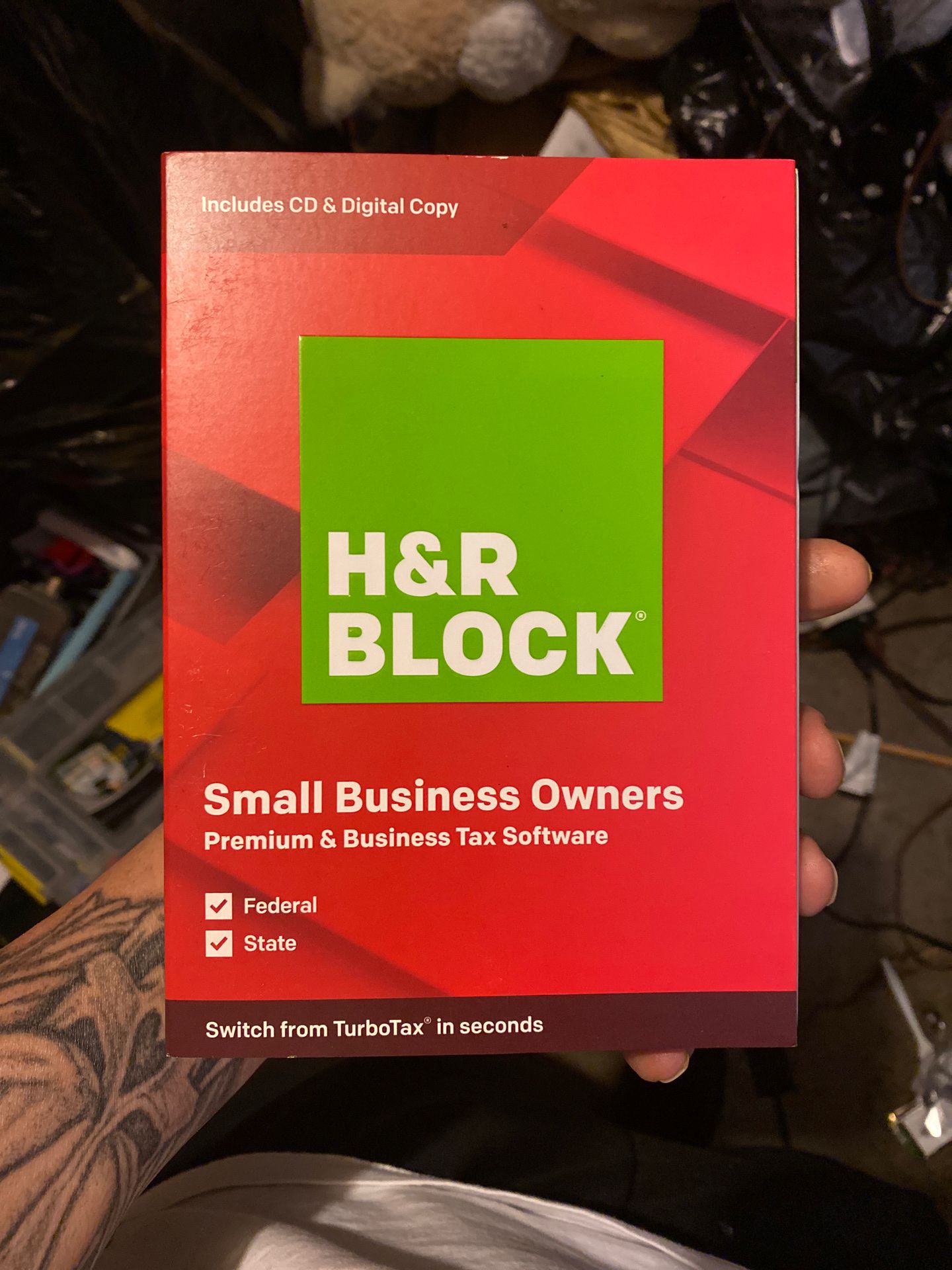 H&R Block Small business owners premium and business tax software