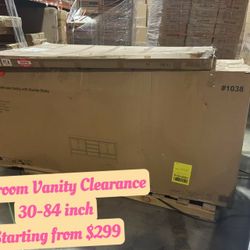  Bathroom Vanity Clearance,30-84 inch