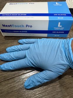 NextTouch Pro Nitrile Exam Gloves 100-Pack Large