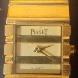18K Gold. Vintage PIAGET Polo Men Or Women's Designer Watch 
