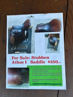 Horse saddles