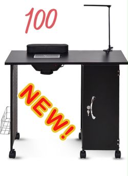 anuncio: Mesa para Manicure Profesional con Extractor y Lámpara - ¡NUEVA!