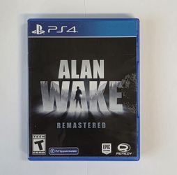 Alan Wake Remastered – PS4