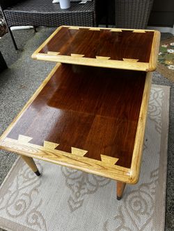 MCM Lane Acclaim two tier end table - Refinished