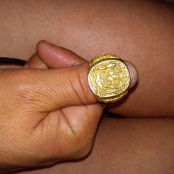 Gold Men's Ring 