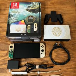 Nintendo Switch OLED console System The Legend of Zelda Tears of the Kingdom Special Edition TOTK SE Complete in Box