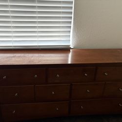 Free wooden dresser.