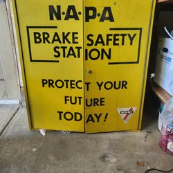 Vintage Napa Break Safety Station Cabinet
