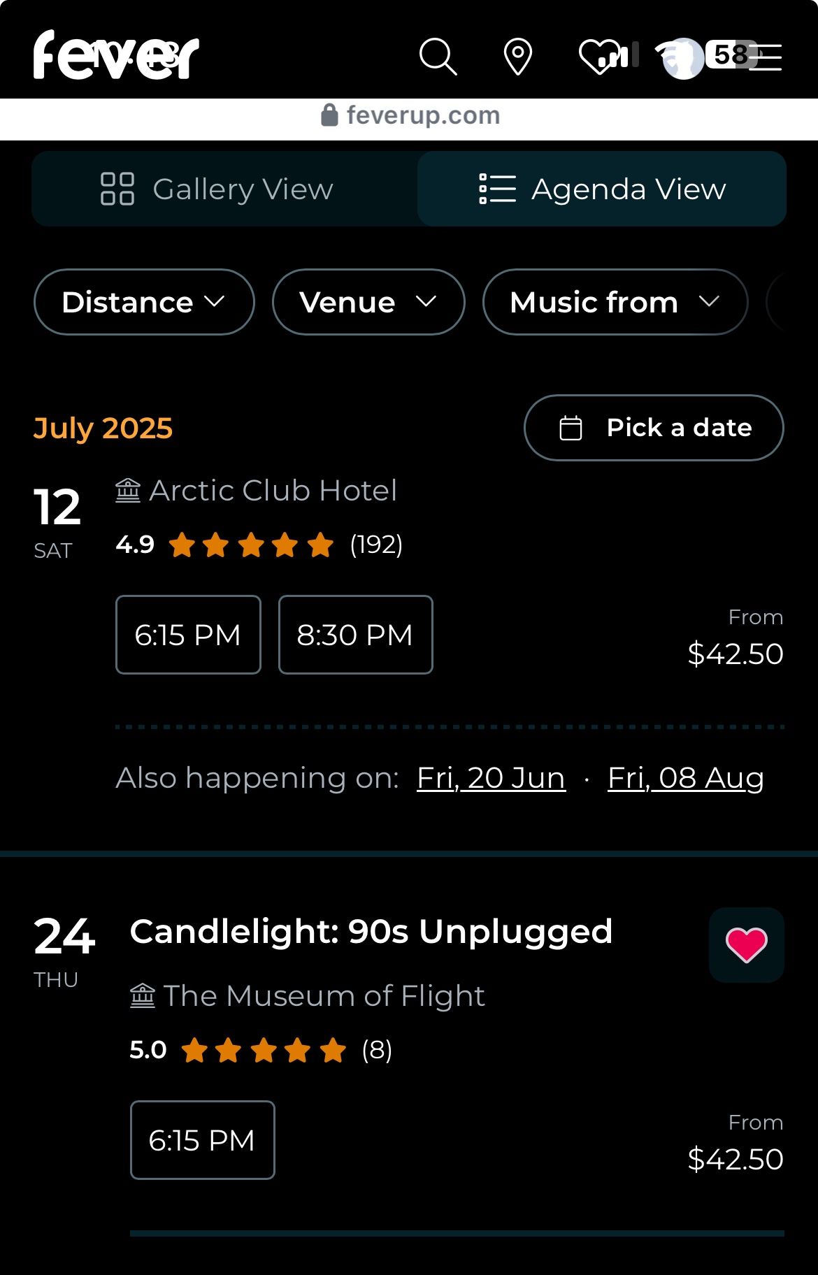 Candlelight 90’s Unplugged.
