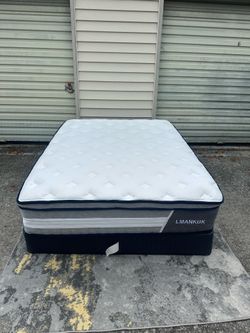 14”  pillow top mattress & box spring (Delivery available!)