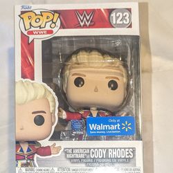 Funko Pop! Vinyl: WWE "The American Nightmare" Cody Rhodes Walmart Exclusive AEW