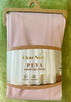 🩷🚿 NEW Premium PEVA Shower Curtain Liner – Rose Pink – Only $5! 🚿🩷