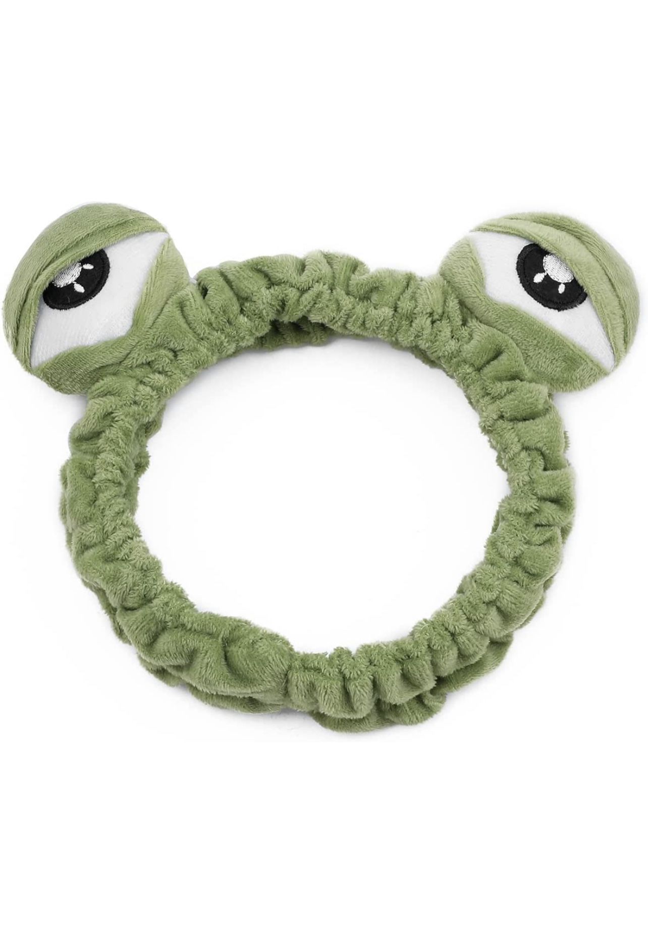 Face Wash Headband Eye Mask Hairband with Frog Eyes 