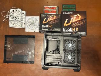 Ryzen 7 5700X3D + A520I AC + B550M K (New) + 24GB DDR4 total + Aigo Case - AM4 Bundle OBO