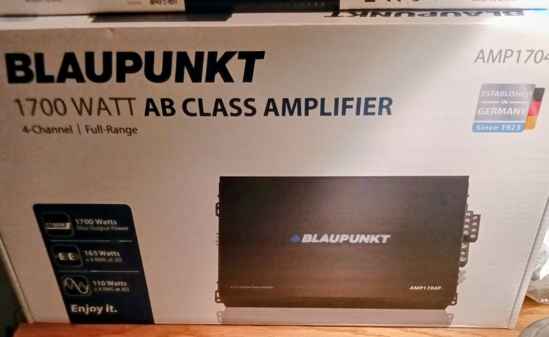 Blaupunkt 1700 Watts 4 Ch Amplifier Brand New In The Box