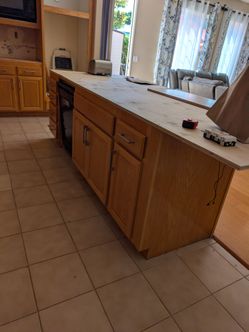 Letting go of Solid Oak Wood Cabinet doors and drawers