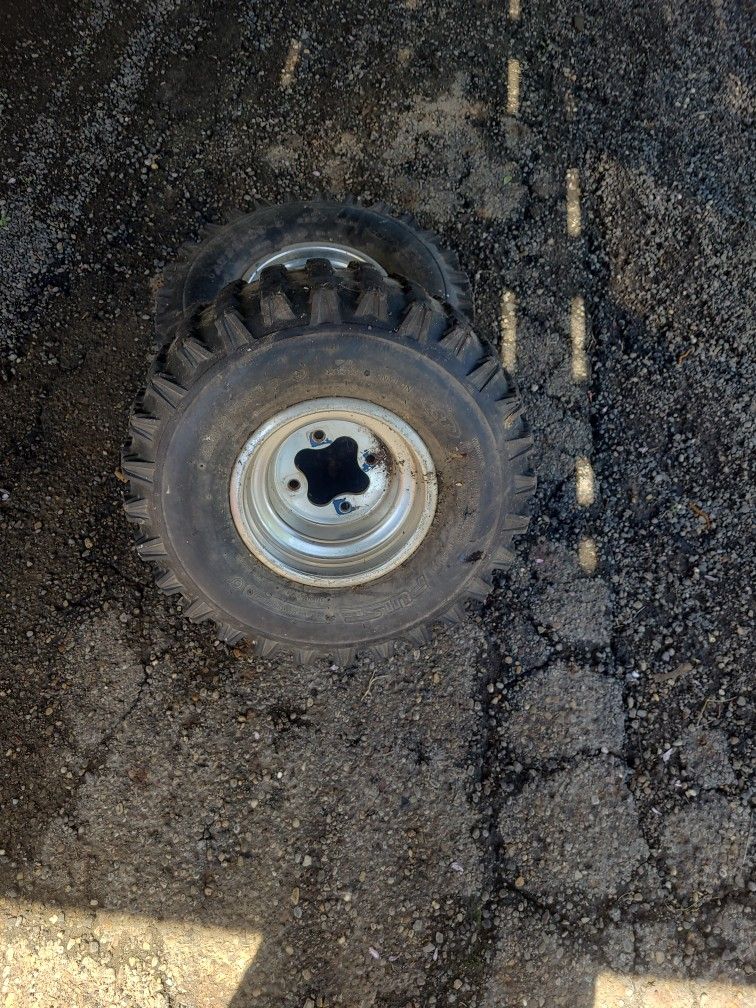 Two Four Wheel Tires