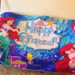 Mermaid party decorations  (Birthday) Decoracion De La Sirenita Ariel 